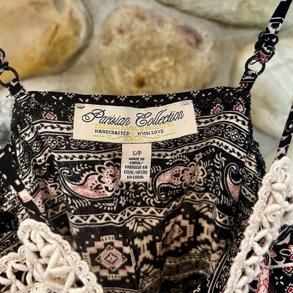 Parisian Collection Printed Romper - Picture 5 of 6